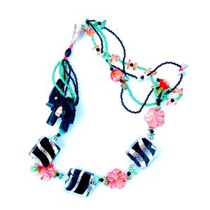 Hope Springs Eternal Elephant in the Jungle Statement Necklace